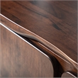Furniture of America Nazaen Solid Wood Multi-Storage Server in Walnut