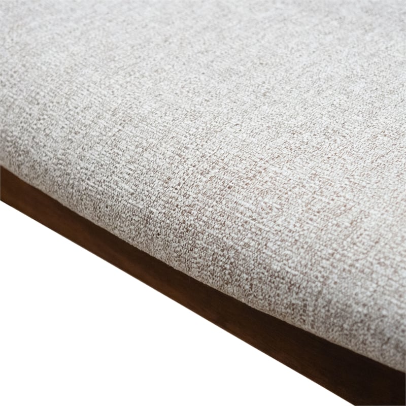 Furniture of America Nazaen Solid Wood 7-Piece Dining Table Set in Walnut