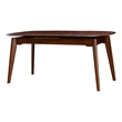 Furniture of America Nazaen Solid Wood 7-Piece Dining Table Set in Walnut