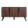 Furniture of America Nazaen Solid Wood Sculpted 62-inch Server in Walnut