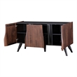 Furniture of America Nazaen Solid Wood Sculpted 62-inch Server in Walnut