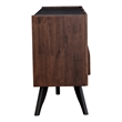 Furniture of America Nazaen Solid Wood Sculpted 62-inch Server in Walnut