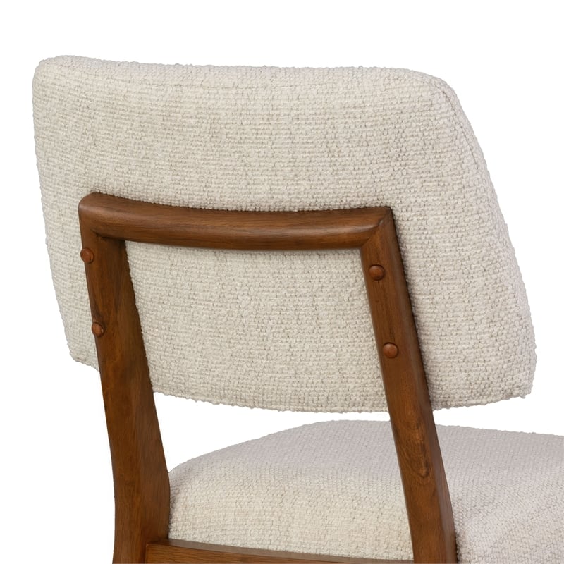 Furniture of America Forma Solid Wood 5-Piece Dining Table Set in Walnut