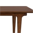 Furniture of America Forma Solid Wood 5-Piece Dining Table Set in Walnut