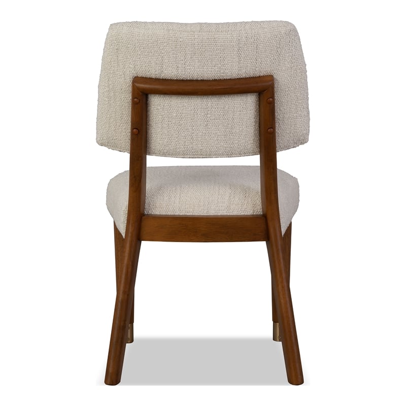 Furniture of America Forma Solid Wood 5-Piece Dining Table Set in Walnut