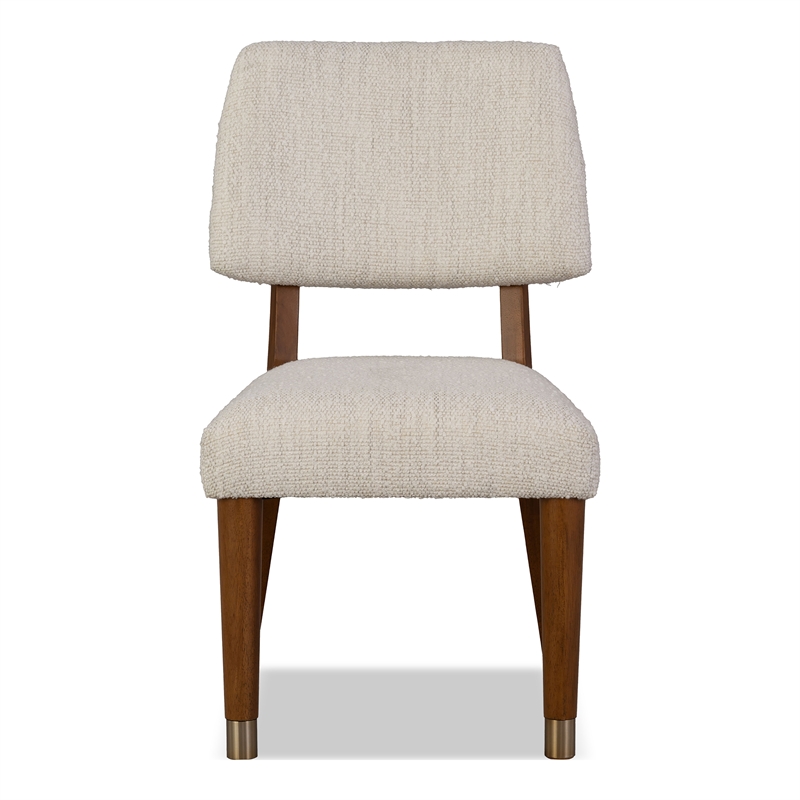 Furniture of America Forma Solid Wood 7-Piece Dining Table Set in Walnut