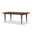 Furniture of America Forma Solid Wood 7-Piece Dining Table Set in Walnut