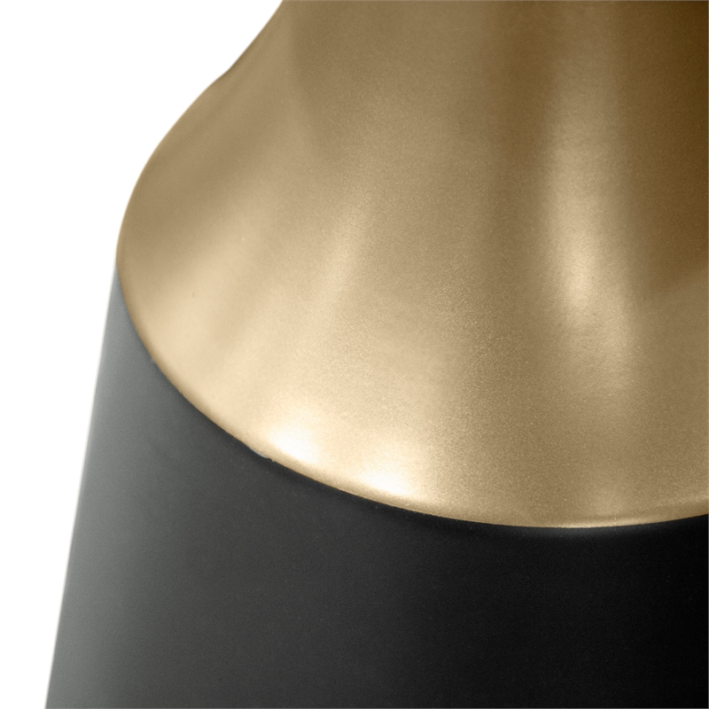 Furniture of America Kinsey Wood 3-Piece Counter Dining Table Set in Black