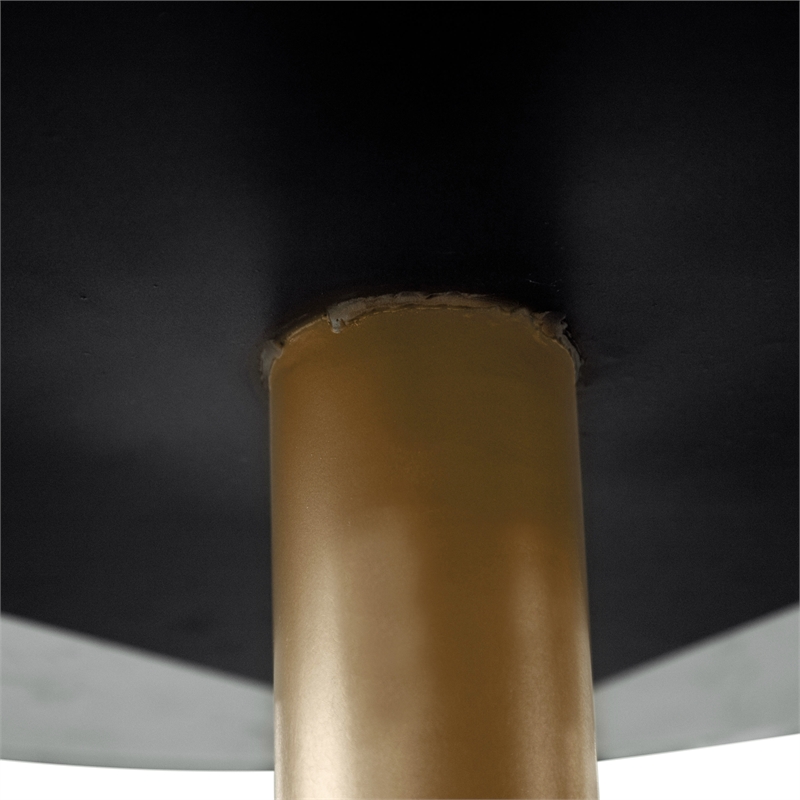 Furniture of America Kinsey Wood 3-Piece Counter Dining Table Set in Black