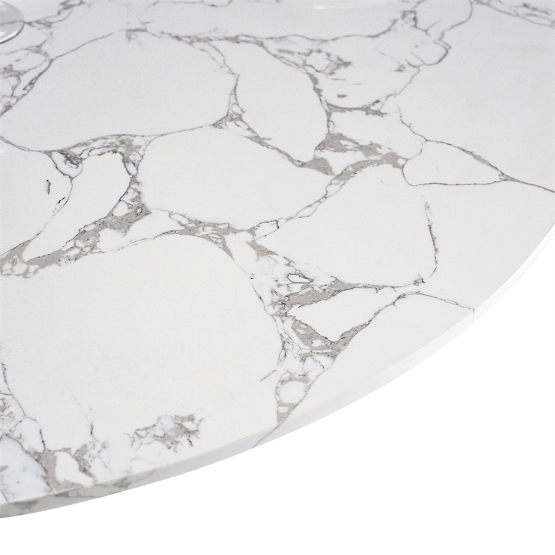 Furniture of America Sonya Wood 5-Piece Round Dining Table Set in Black