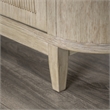 Furniture of America Selyra Solid Wood Server with Embossed Panel Doors in Oak