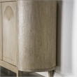 Furniture of America Selyra Solid Wood Server with Embossed Panel Doors in Oak