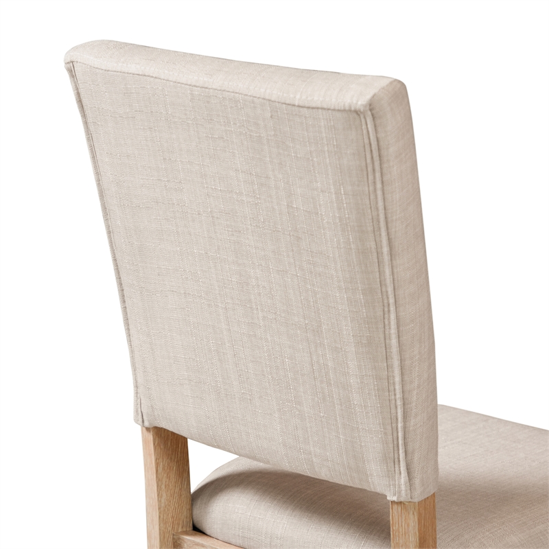 Furniture of America Fagan Fabric Upholstered Side Chairs in Brown (Set of 4)