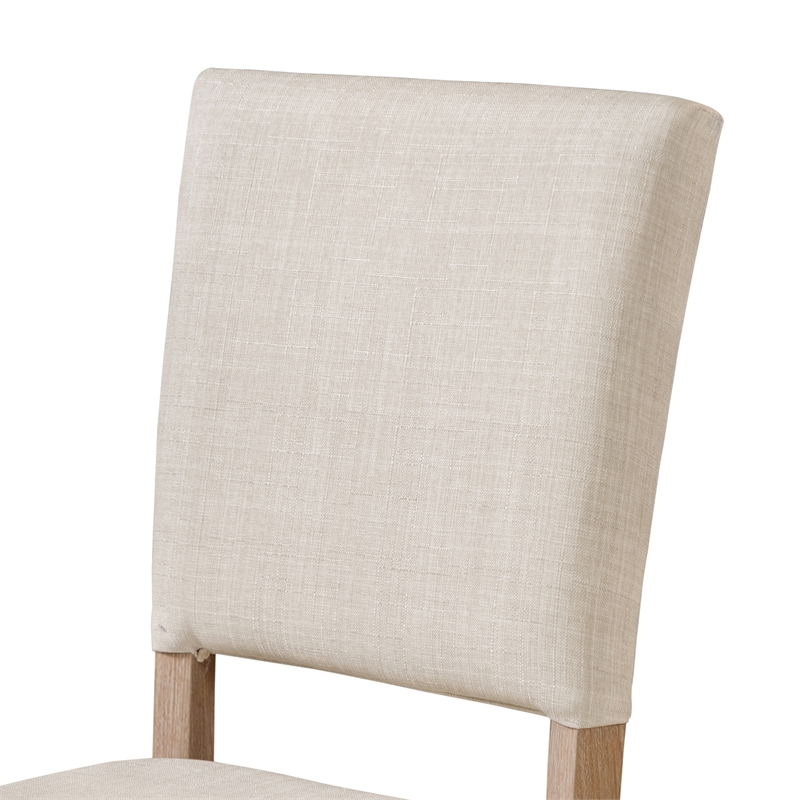 Furniture of America Fagan Fabric Upholstered Side Chairs in Brown (Set of 4)