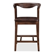 Furniture of America Nazaen Solid Wood Walnut Counter Dining Chairs (Set of 2)