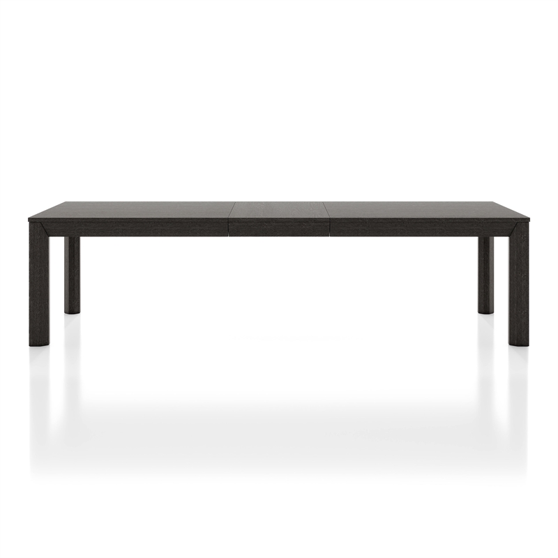 Furniture of America Dannen Solid Wood 7-Piece Dining Table Set in Black