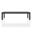 Furniture of America Dannen Solid Wood 7-Piece Dining Table Set in Black