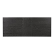 Furniture of America Dannen Solid Wood 7-Piece Dining Table Set in Black