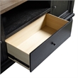 Furniture of America Narella Wood Storage 72-inch TV Console in Black