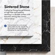 Furniture of America Miranda Sintered Stone Top and Wood TV Stand in Black