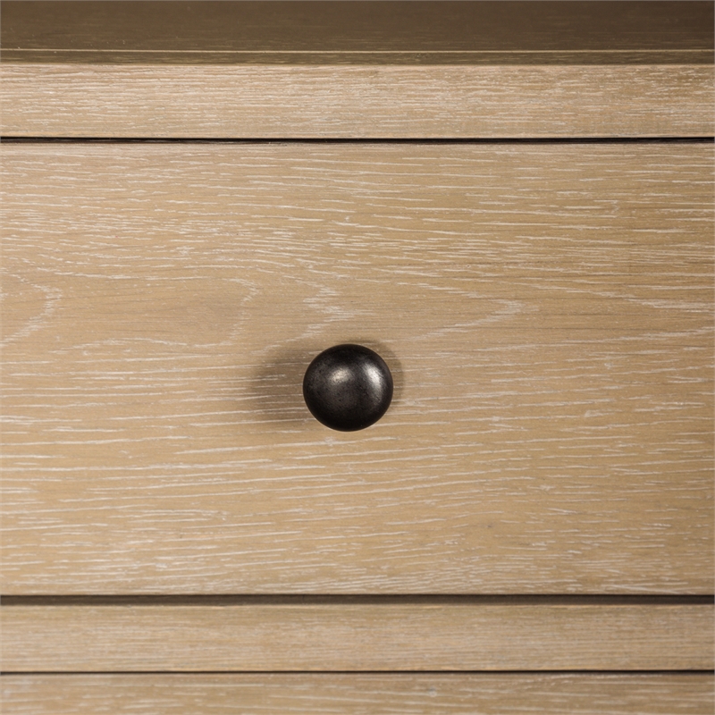 Furniture of America Shelimar Solid Wood Storage TV Stand with Doors in Beige