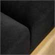 Furniture of America Samison Fabric Zebra Print 2-Piece Sofa Set in Black
