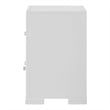 Furniture of America Embud Solid Wood Dovetail 2-Drawer Nightstand in White