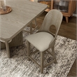 Furniture of America Selyra Solid Wood Counter Dining Chairs in Oak (Set of 2)