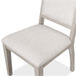 Furniture of America Austin Solid Wood Side Chairs in Oak (Set of 2)