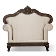 Furniture of America Adelaide Fabric Tufted Back Chair in Beige