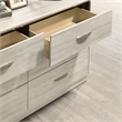 Furniture of America Pollan Solid Wood Dovetail 6-Drawer Dresser in Gray