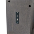 Furniture of America Balthazar Wood USB Ports Storage Twin Captain Bed in Gray