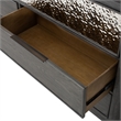 Furniture of America Selyra Solid Wood 2-Piece Dresser with Mirror in Gray
