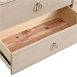 Furniture of America Glint Solid Wood Dovetail 6-Drawer Dresser in Oak