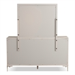 Furniture of America Glint Solid Wood 2-Piece Dresser with Mirror in Oak