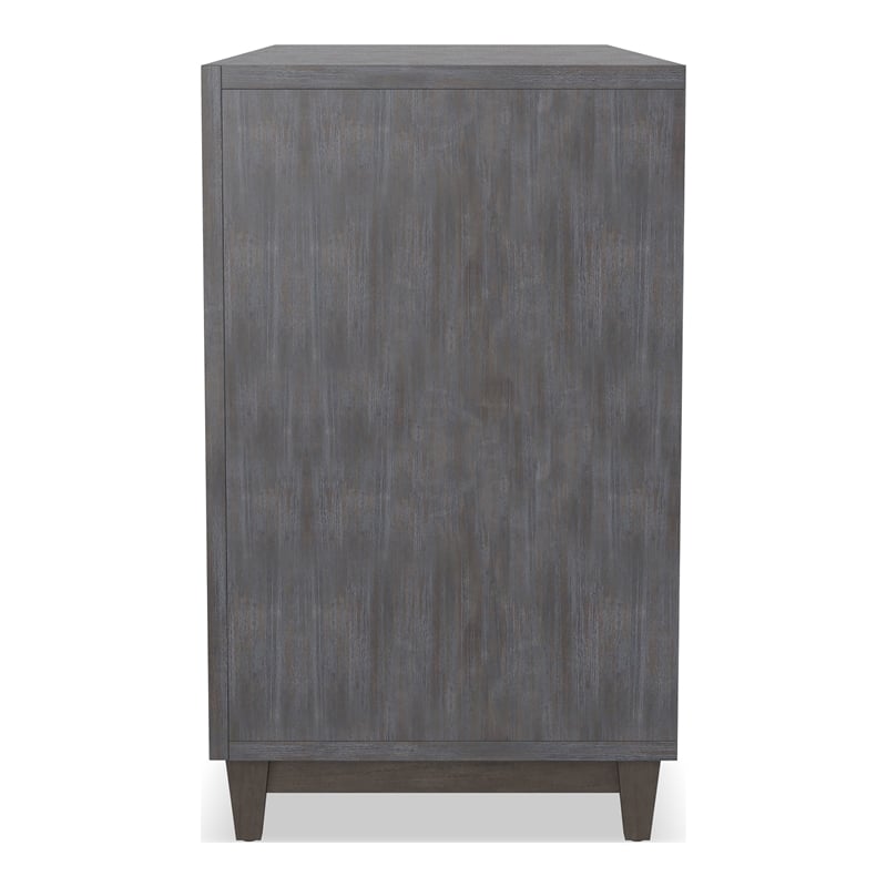 Furniture of America Waito Solid Wood 6-Drawer Dresser in Brown