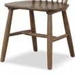 Furniture of America Worlow Solid Wood 5-Piece Dining Table Set in Walnut