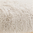 Furniture of America Out Fur-like Fabric and Wood Accent Chair in Taupe