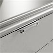 Furniture of America Deagree Solid Wood Dovetail 2-Drawer Nightstand in Silver