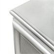 Furniture of America Deagree Solid Wood Dovetail 2-Drawer Nightstand in Silver