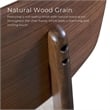 Furniture of America Manfred Solid Wood Oval 5-Piece Dining Table Set in Walnut