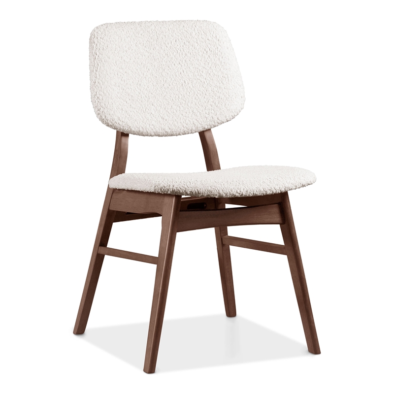 Furniture of America Vivendel Solid Wood 5-Piece Dining Table Set in Walnut