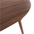 Furniture of America Vivendel Solid Wood 5-Piece Dining Table Set in Walnut