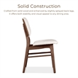 Furniture of America Vivendel Solid Wood 5-Piece Dining Table Set in Walnut