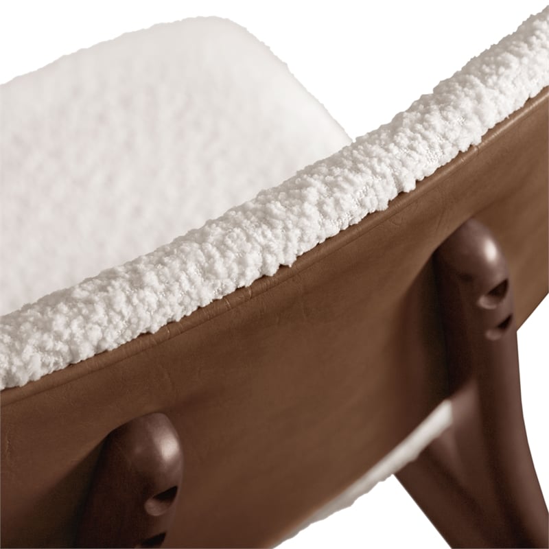 Furniture of America Vivendel Solid Wood 5-Piece Dining Table Set in Walnut