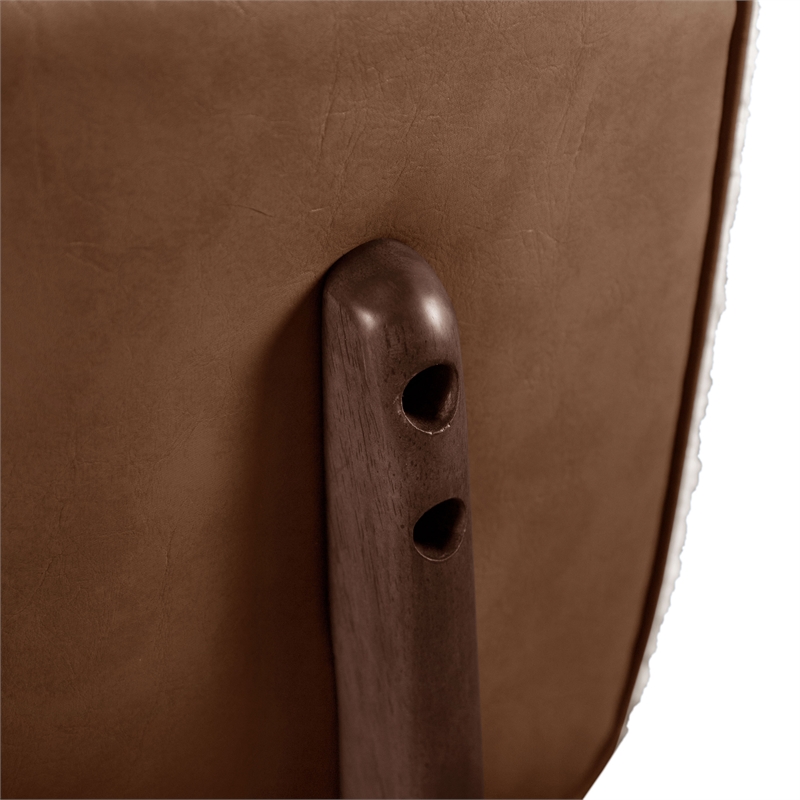 Furniture of America Vivendel Solid Wood 5-Piece Dining Table Set in Walnut