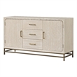 Furniture of America Don Solid Wood Multi-Storage Server in Oak