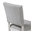 Furniture of America Fagan Solid Wood 5-Piece Dining Table Set in Gray