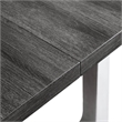 Furniture of America Fagan Solid Wood 5-Piece Dining Table Set in Gray
