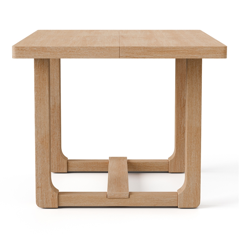 Furniture of America Fagan Solid Wood 5-Piece Dining Table Set in Brown